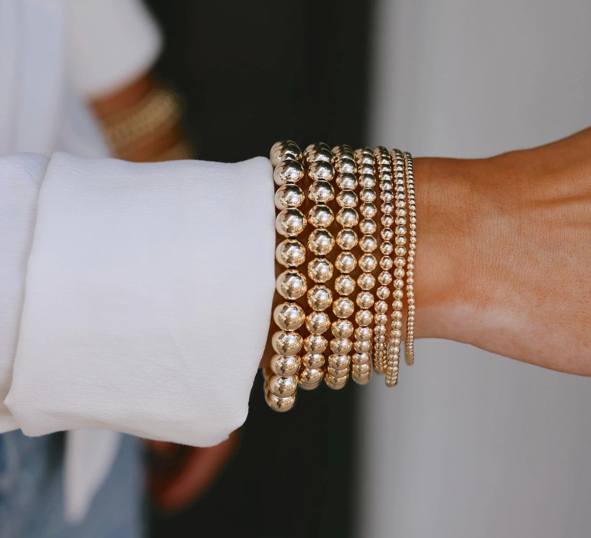 Bara Boheme’s 14K Gold-Filled Ball-Bead Bracelets