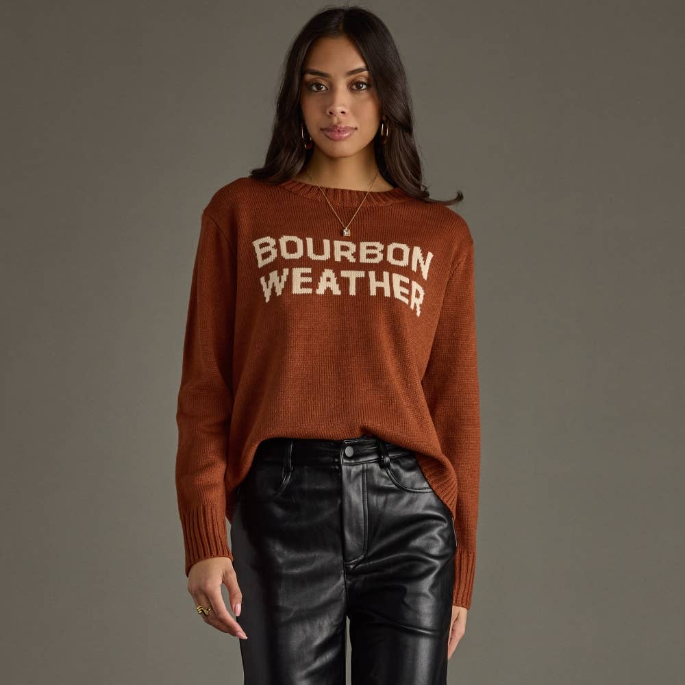 Bourbon Weather Sweater in Rust