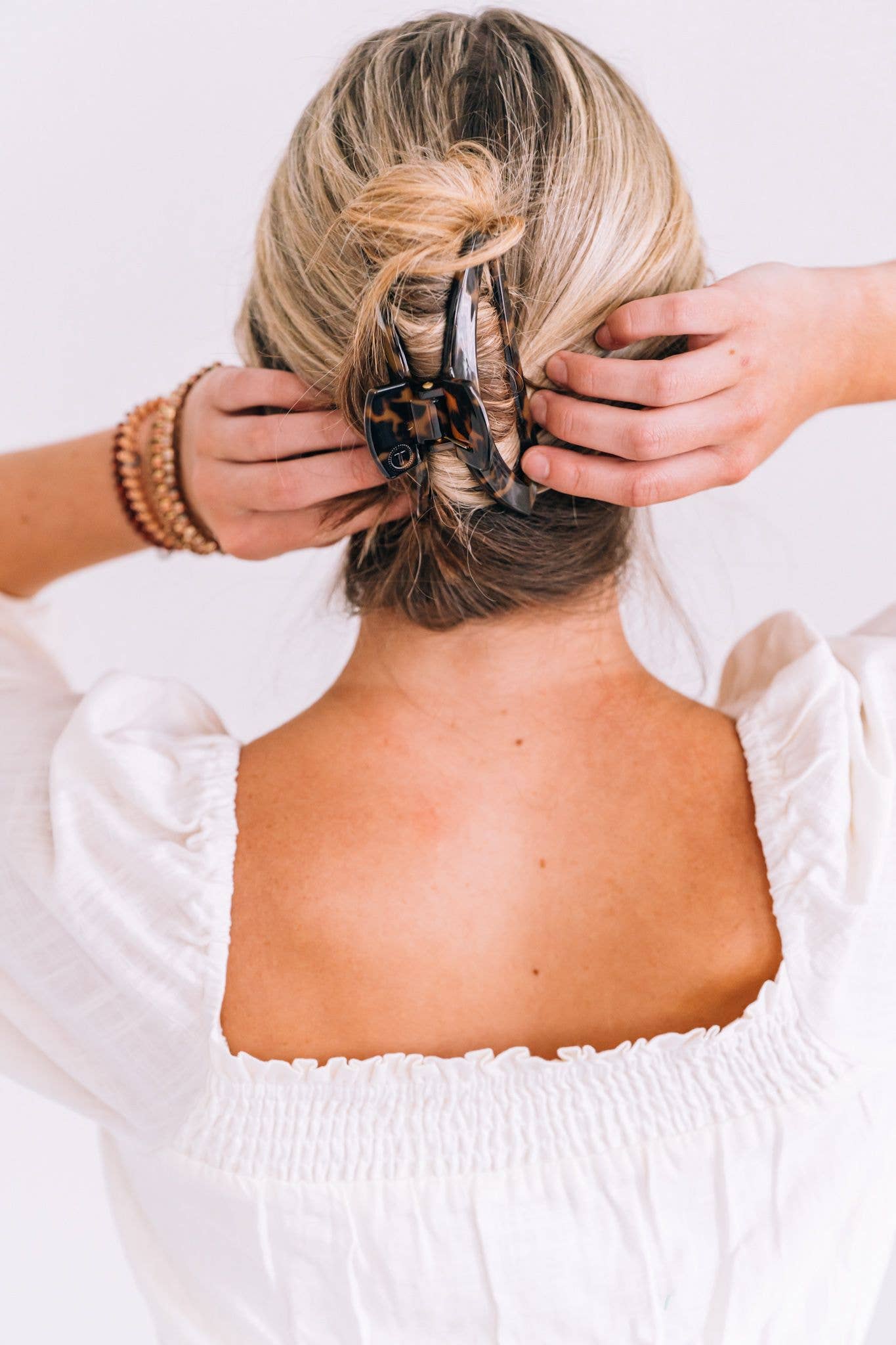 Open Hair Clip | Large | Tortoise