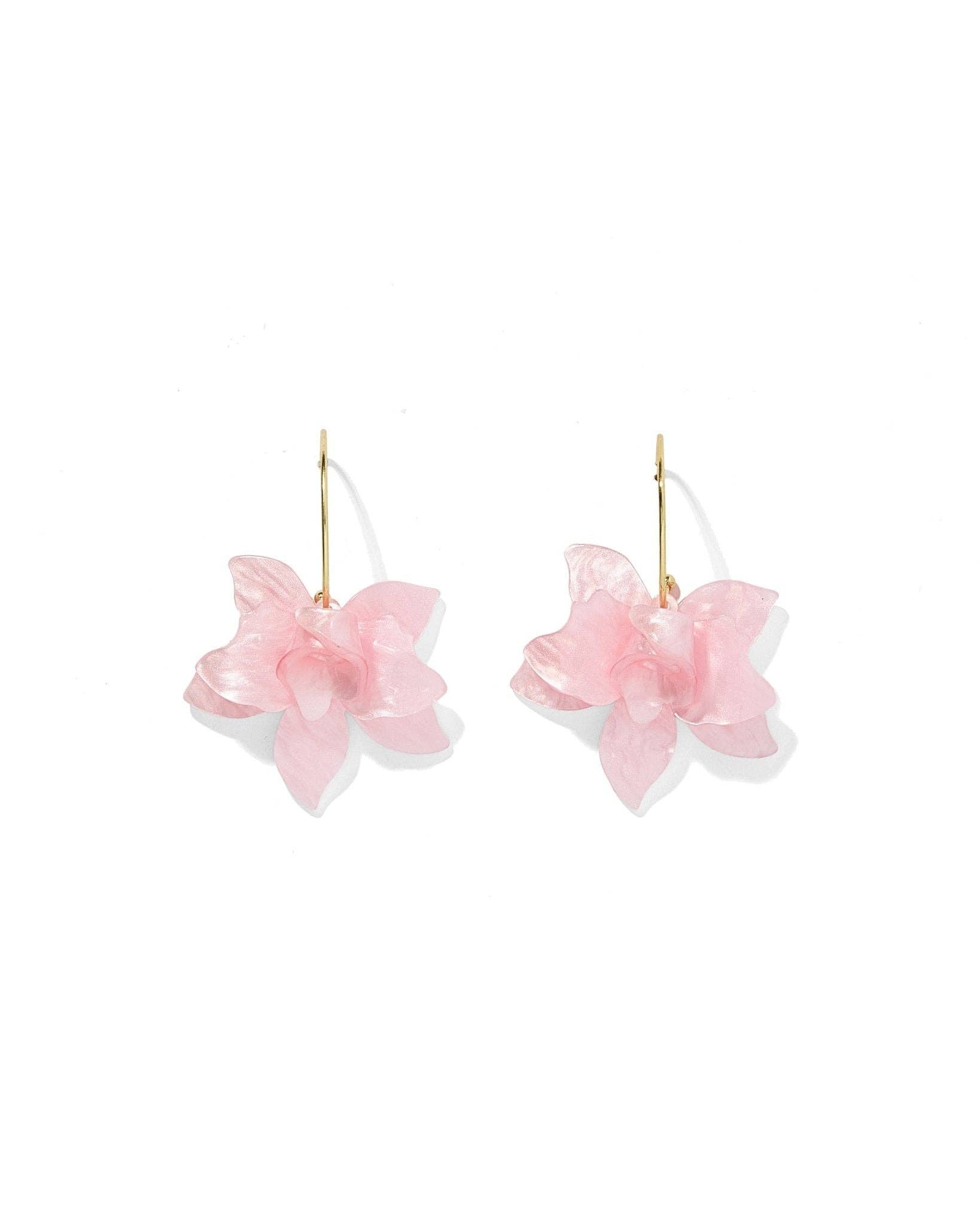 Rosalie Statement Earrings - Pink - Surprise Lily