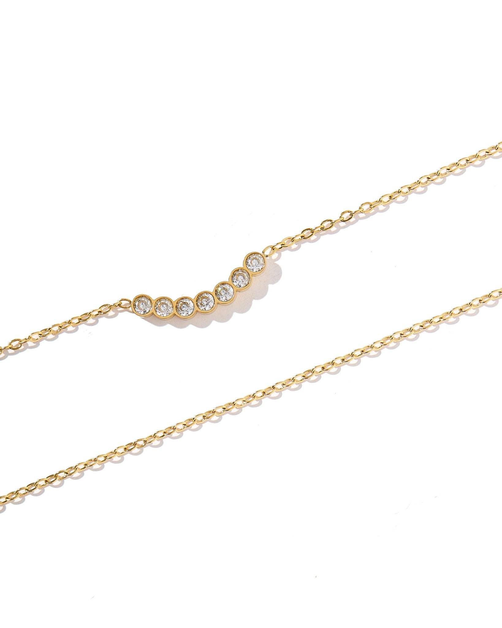 Necklace - Abigail Gold - Surprise Lily