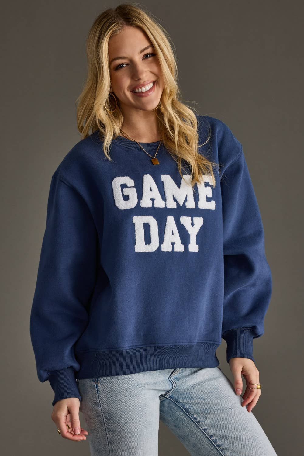 Blue "Game Day" Sweatshirt