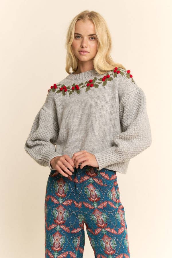Holly Balloon Sleeve Sweater