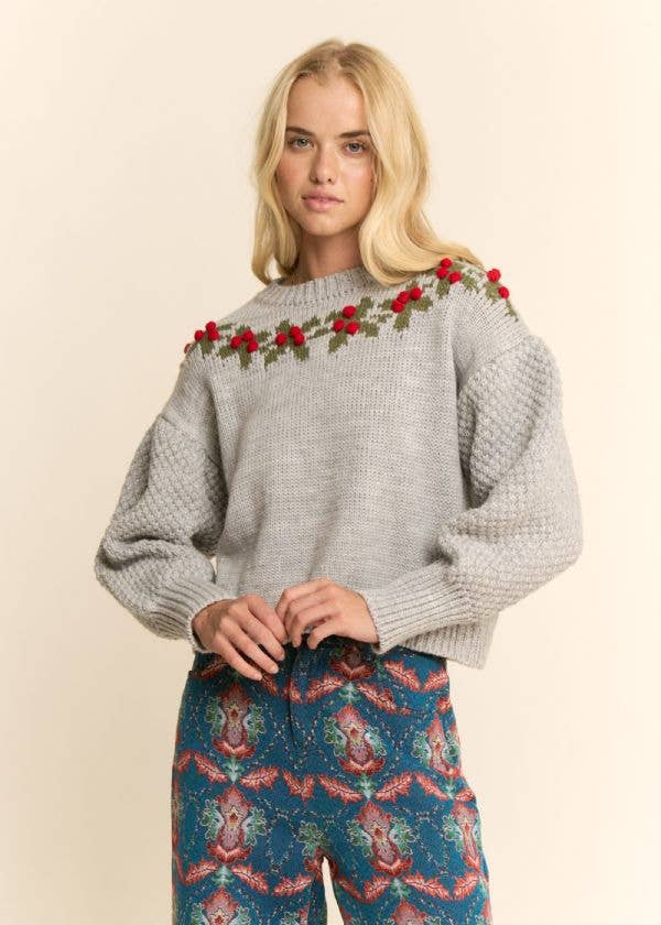 Holly Balloon Sleeve Sweater
