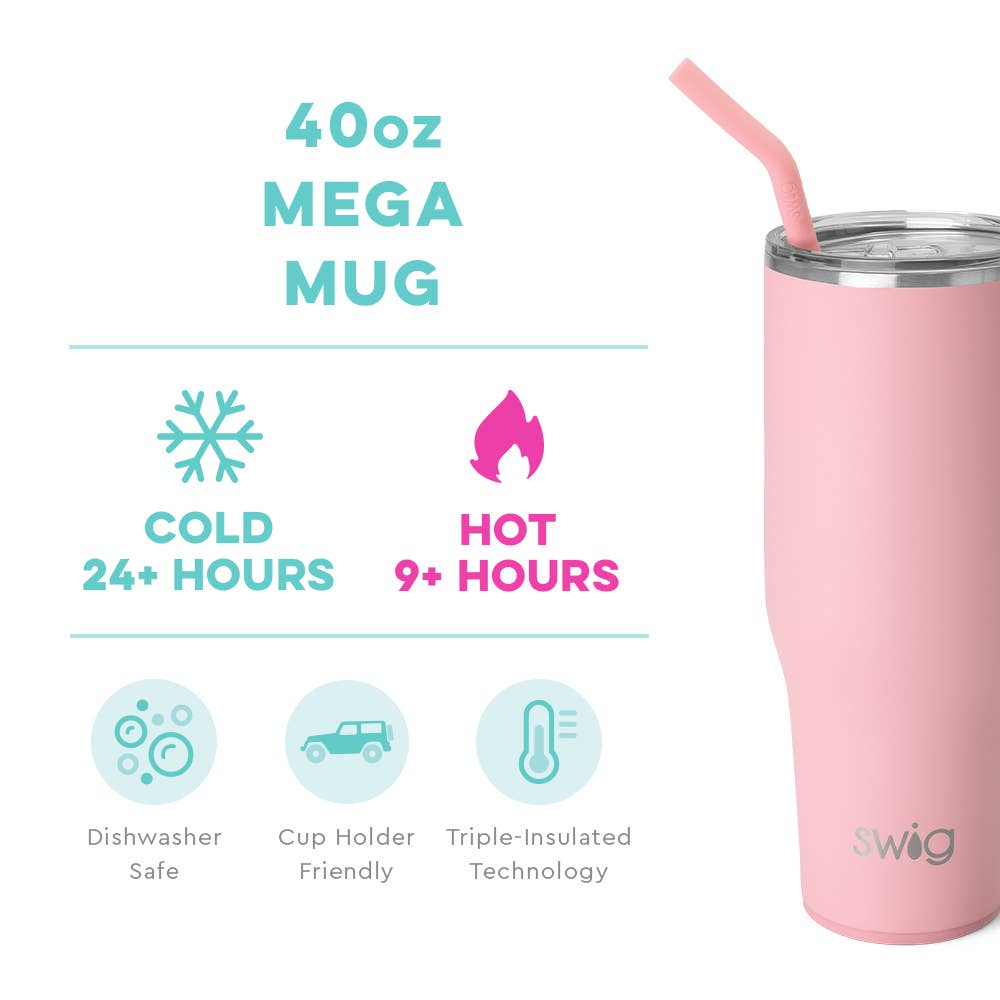 Swig Blush Mega Mug (40oz)