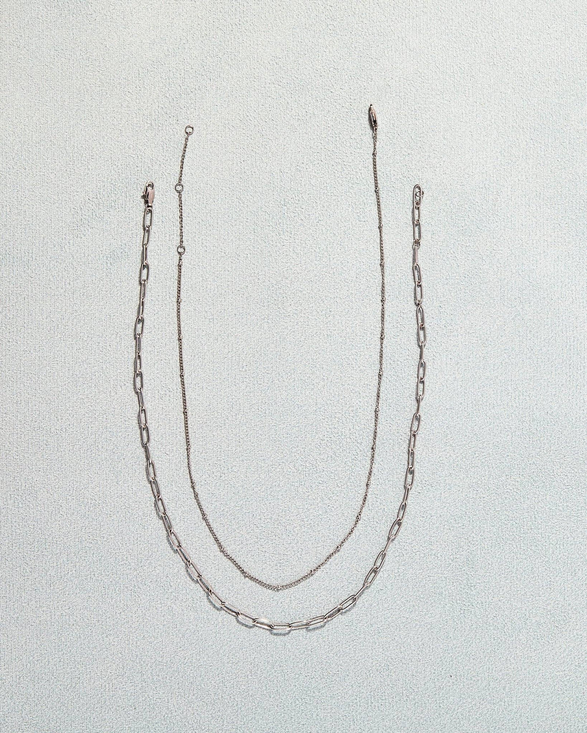 Necklace - Palmer Paperclip Silver - Surprise Lily