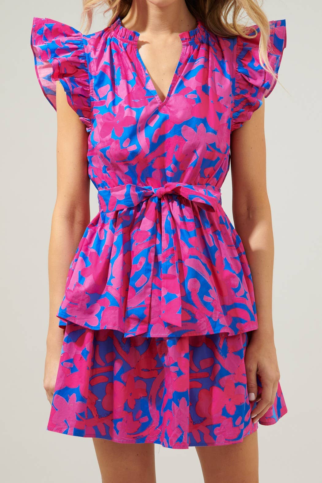 Yeraldi Berry Marisol Tiered Mini Dress - Dress - Mini - Surprise Lily