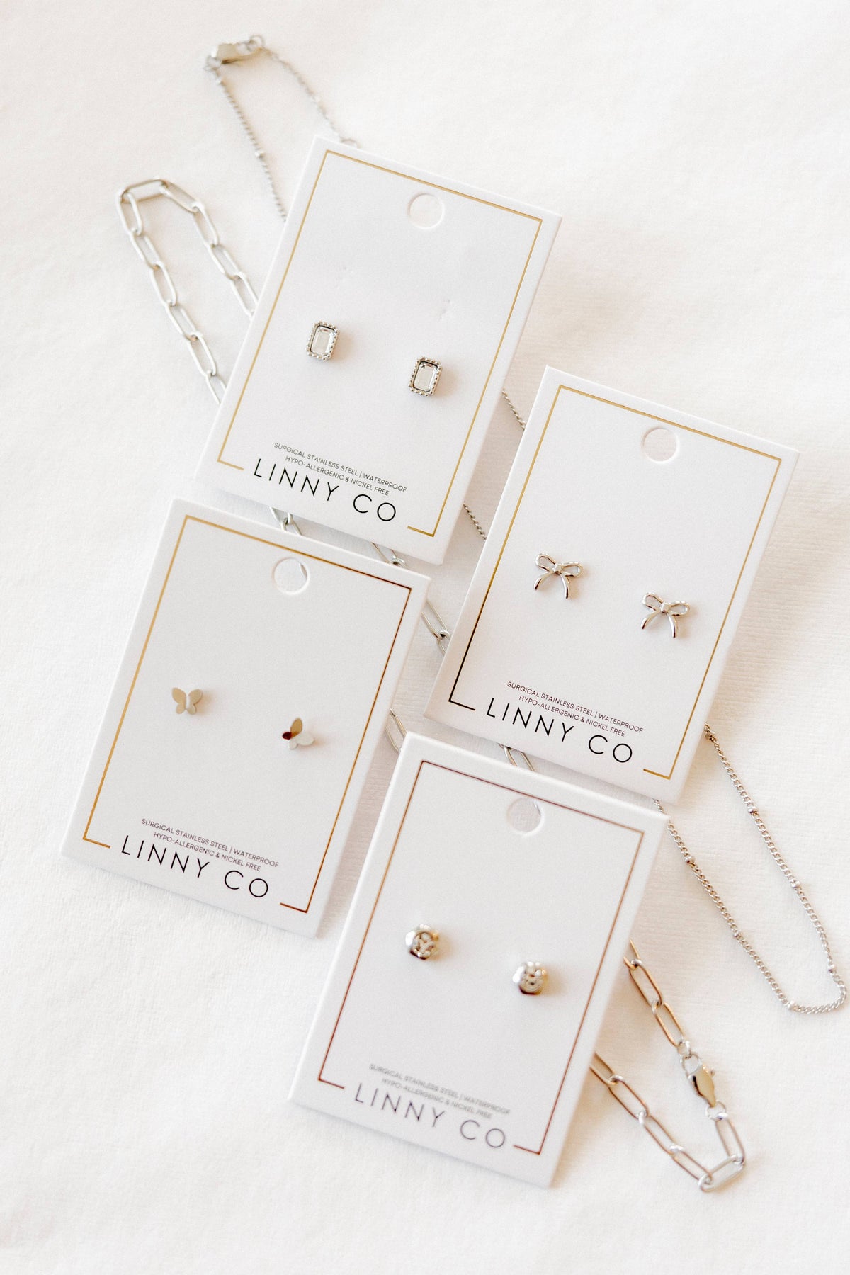 Necklace - Palmer Paperclip Silver - Surprise Lily
