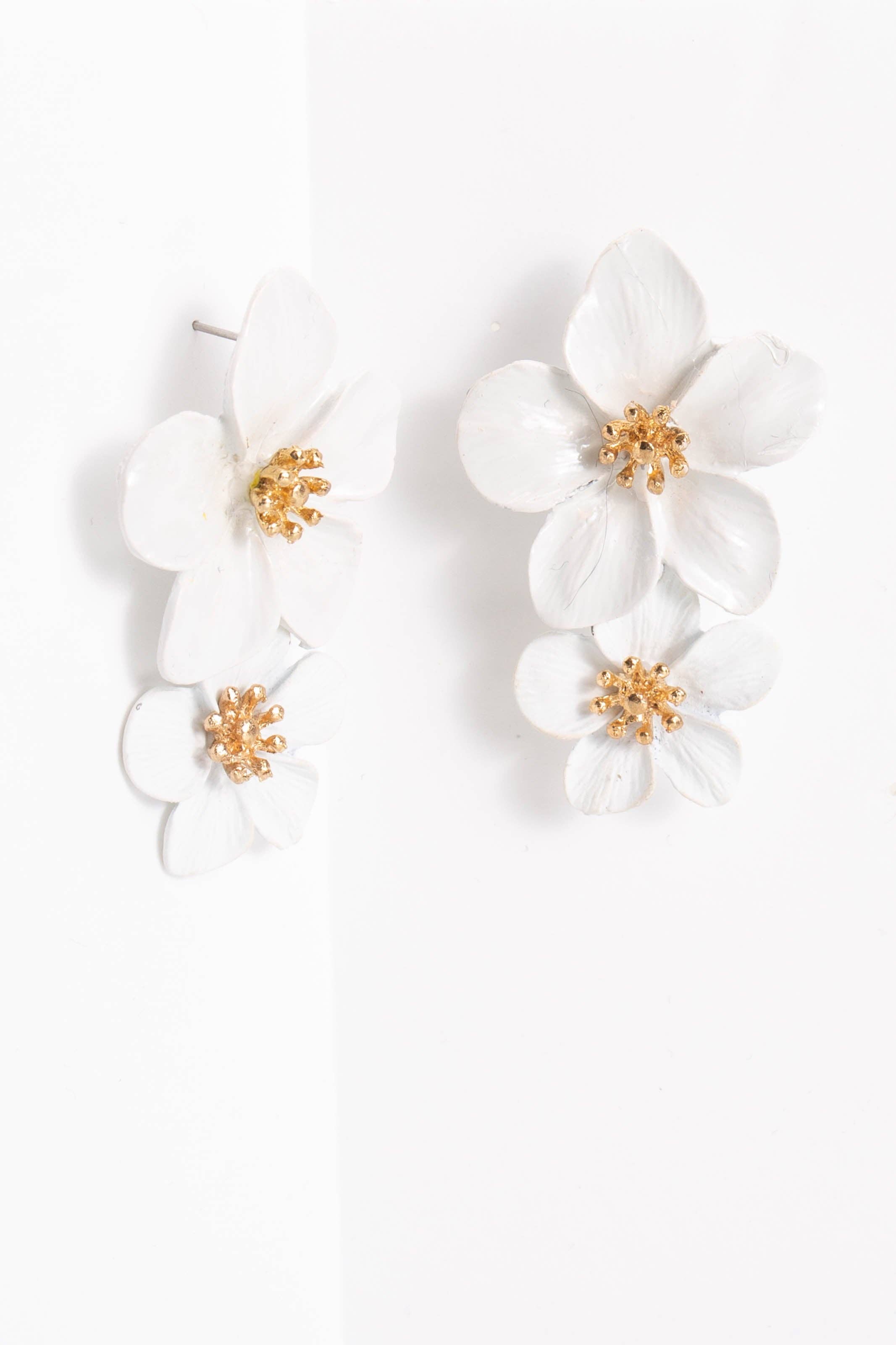 Belle Floral Drop Earrings