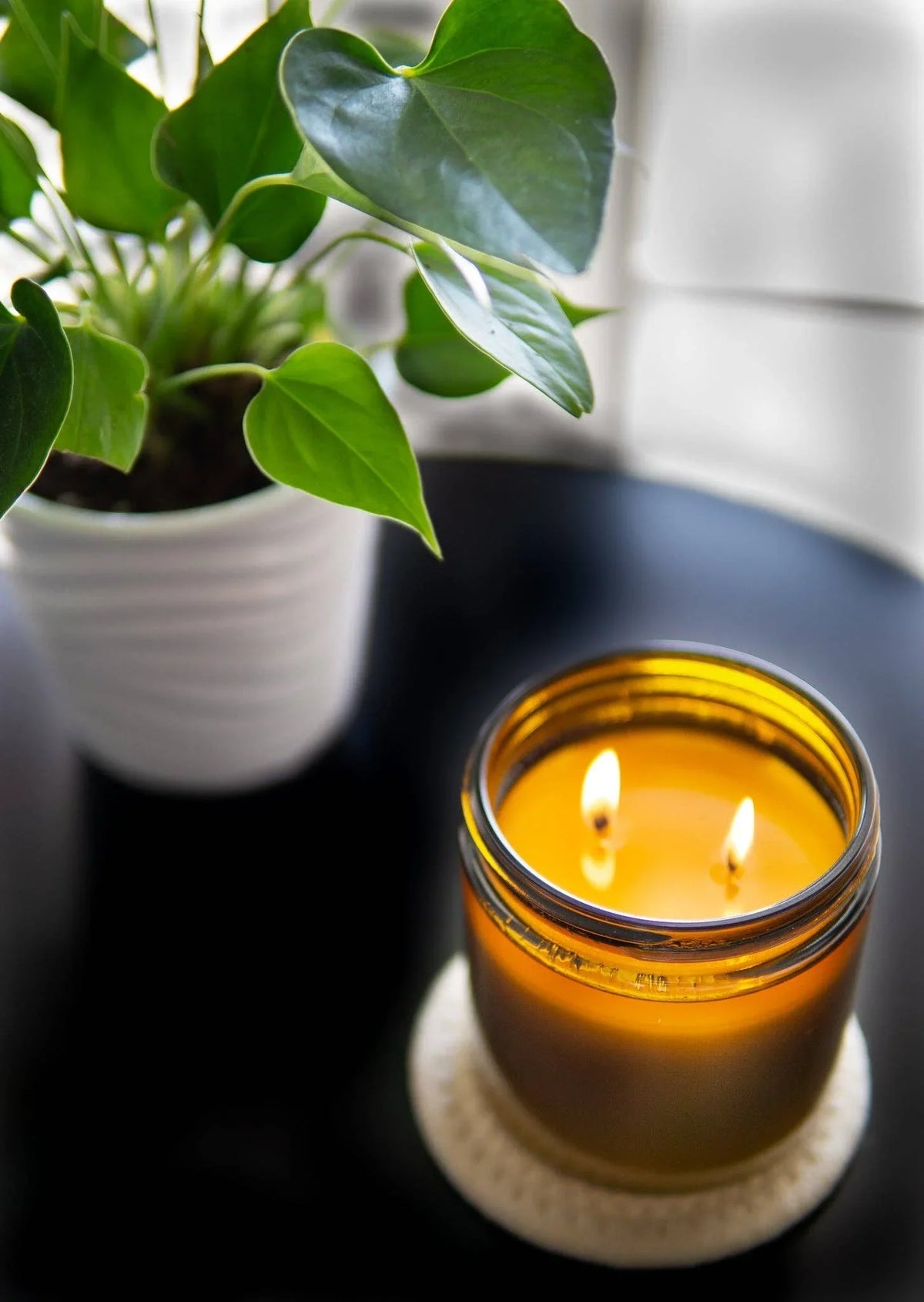 Ginger + Vanilla Bean: 8oz Amber Jar