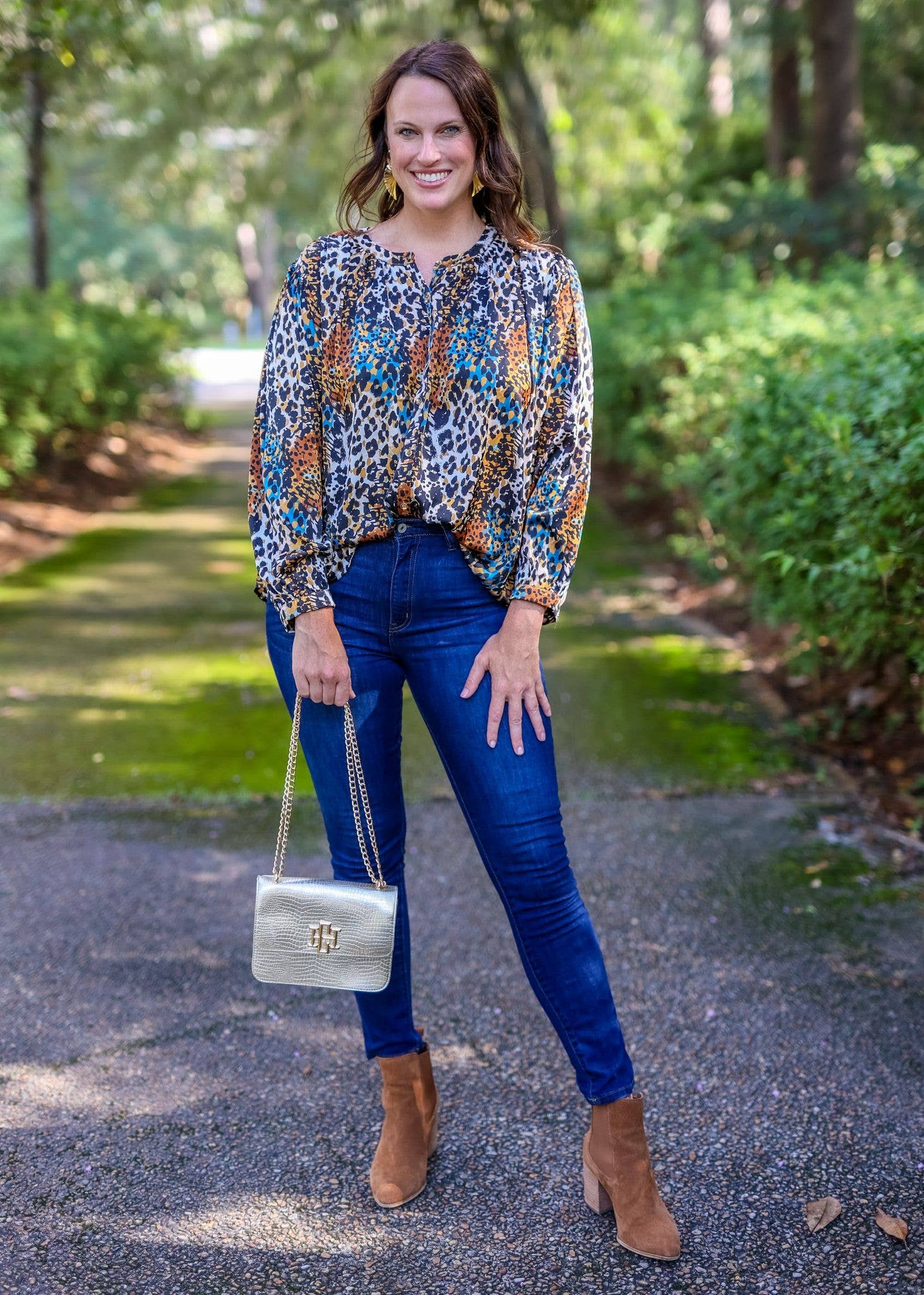 Caroline Hill Rory Crossbody Gold