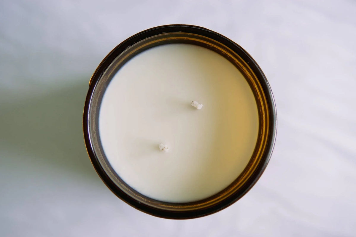 Ginger + Vanilla Bean: 8oz Amber Jar