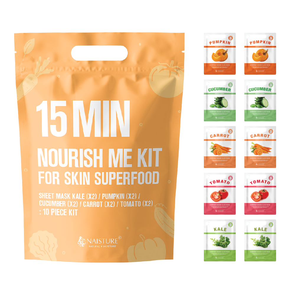 Naisture 15Min Nourish Me Kit for Skin Care &Beauty (10pack)