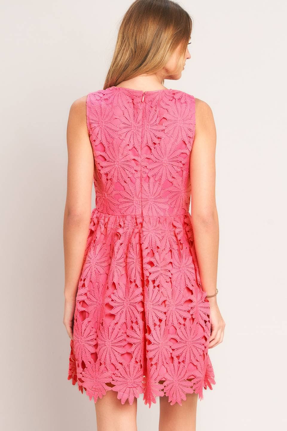 A woven lace mini dress - ID23218 - Surprise Lily