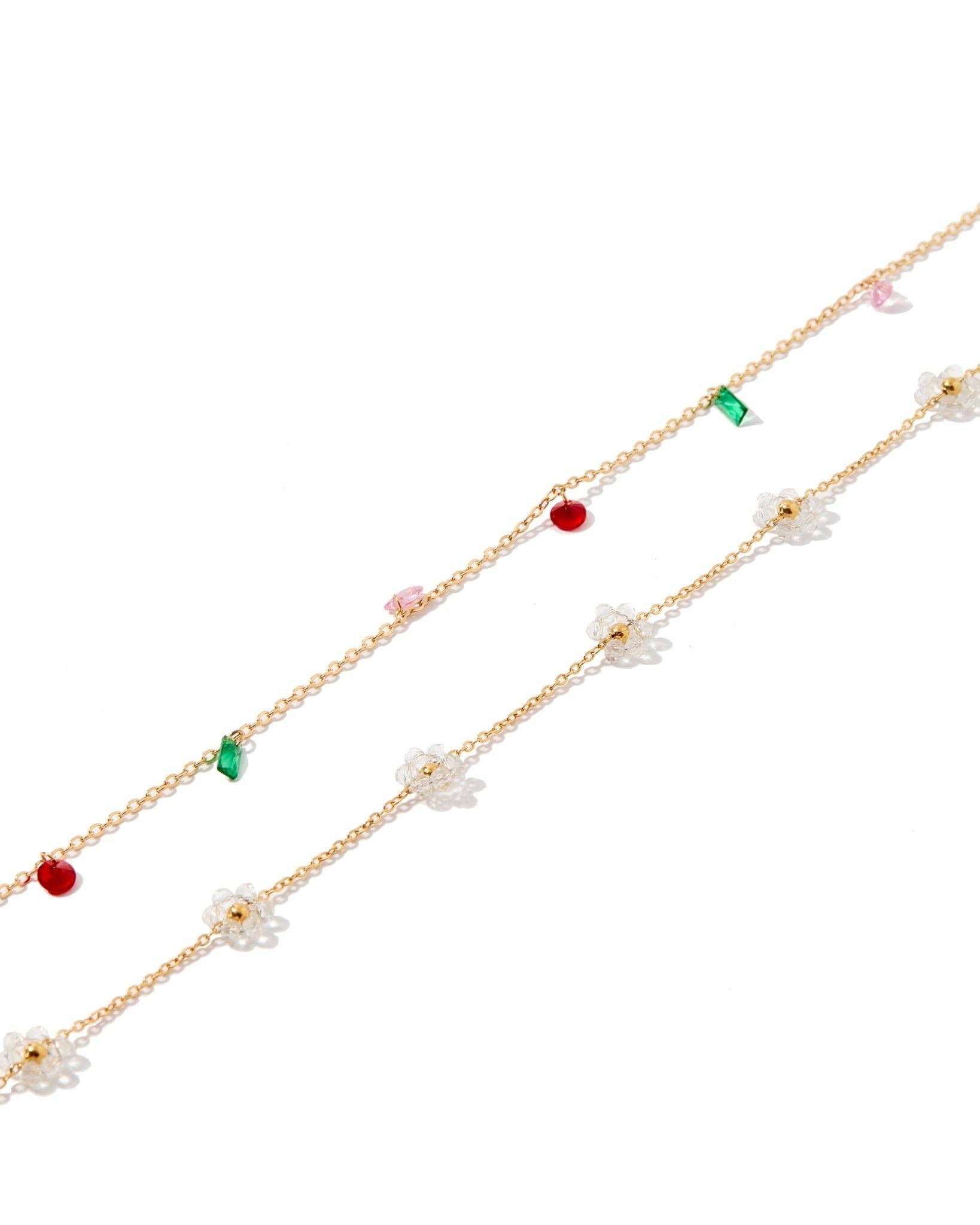 Necklace - Gracie Clear - Surprise Lily