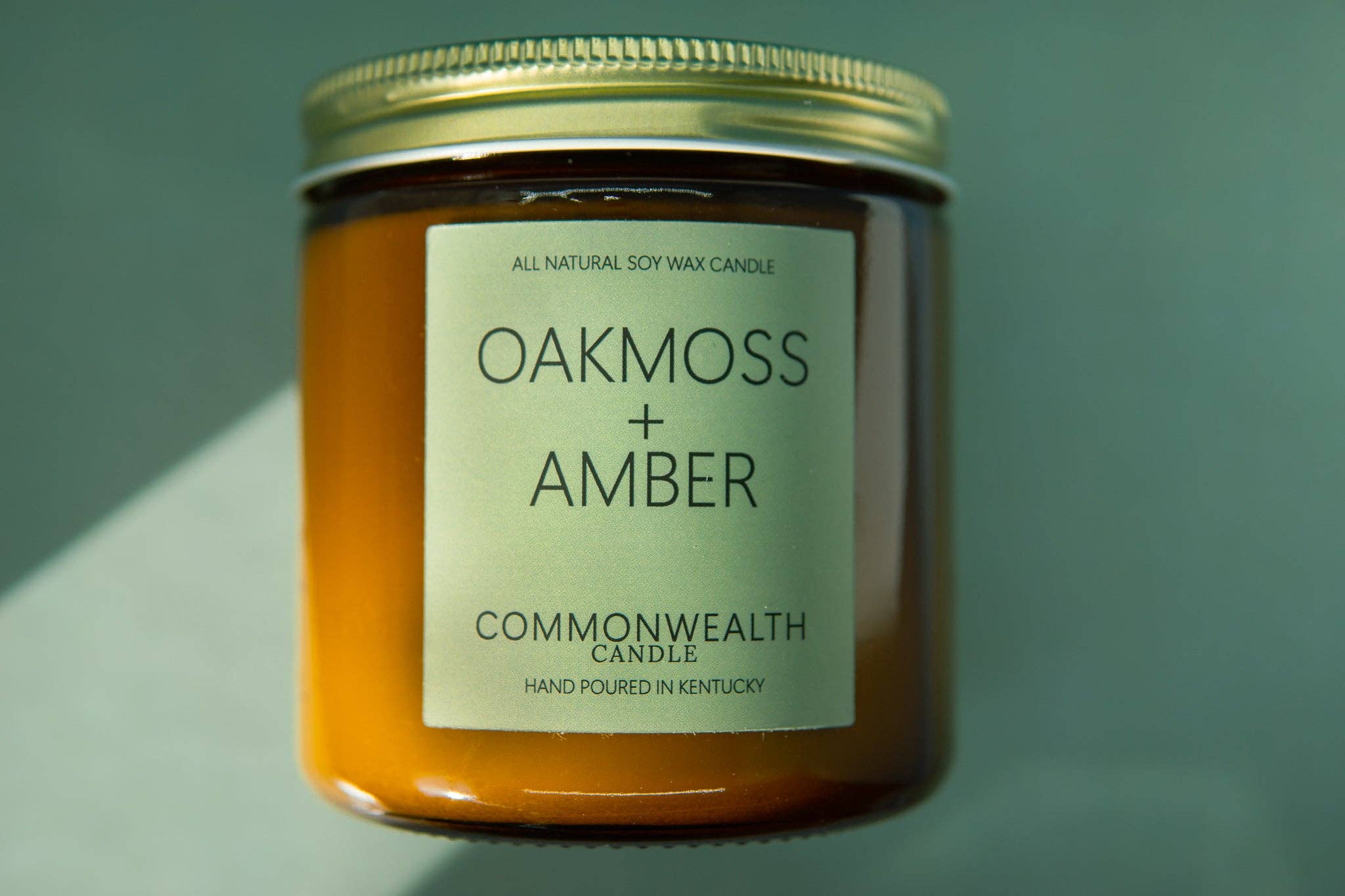 Oakmoss + Amber: 8oz Amber Jar