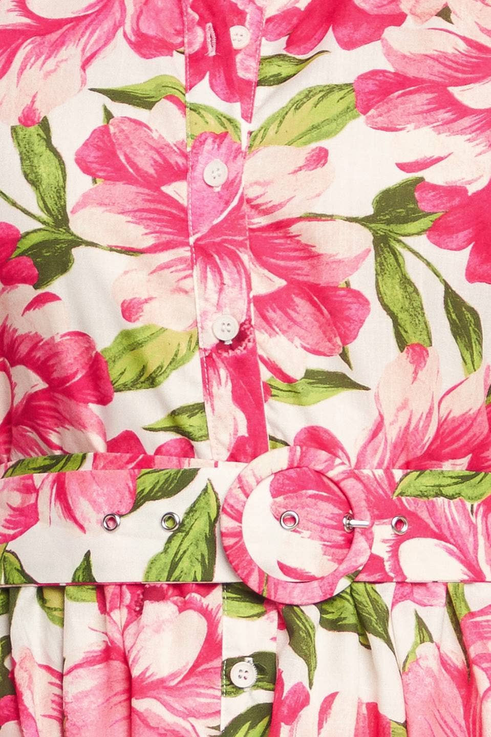 A printed woven midi dress - ID23244 - Surprise Lily
