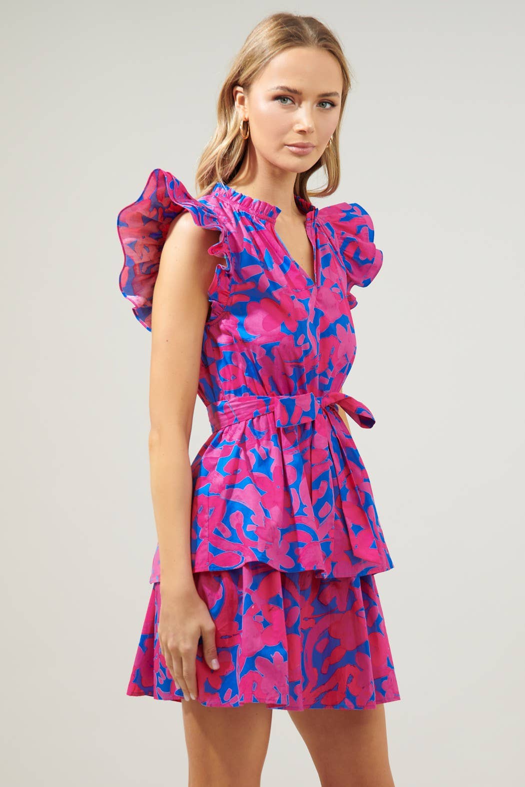 Yeraldi Berry Marisol Tiered Mini Dress - Dress - Mini - Surprise Lily