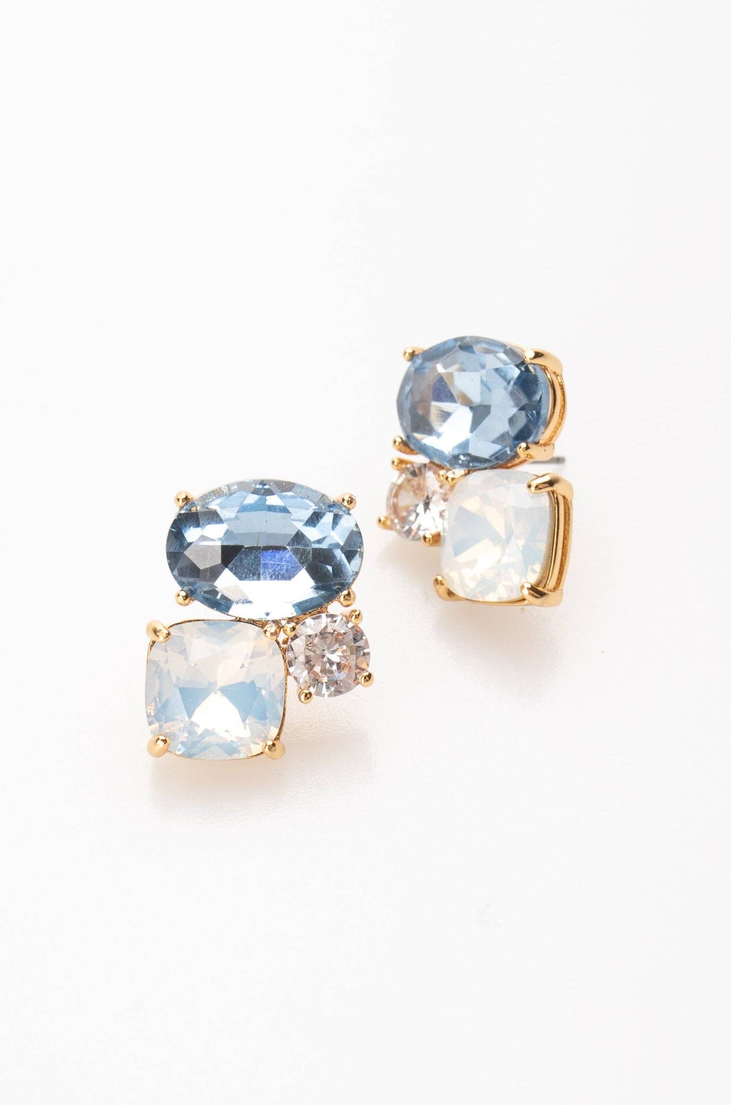 Skylar Crystal Post Earring