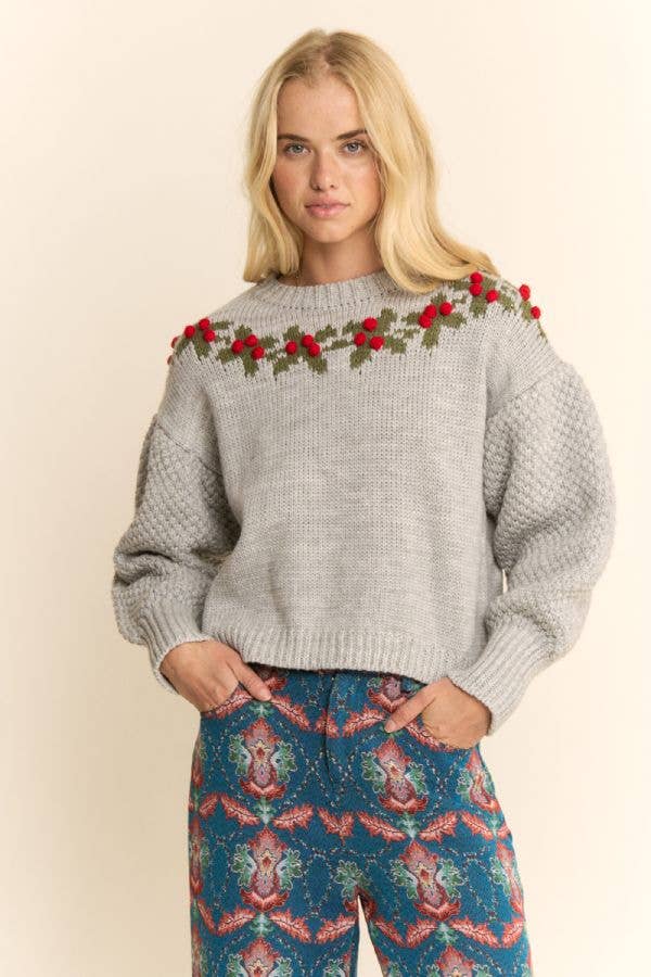 Holly Balloon Sleeve Sweater