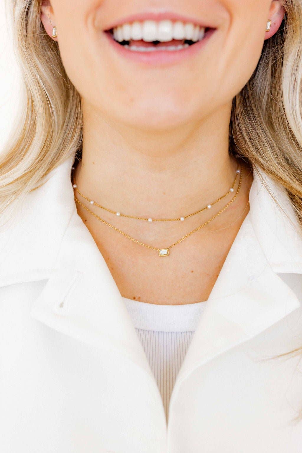 Necklace - Dabney Pearl - Surprise Lily