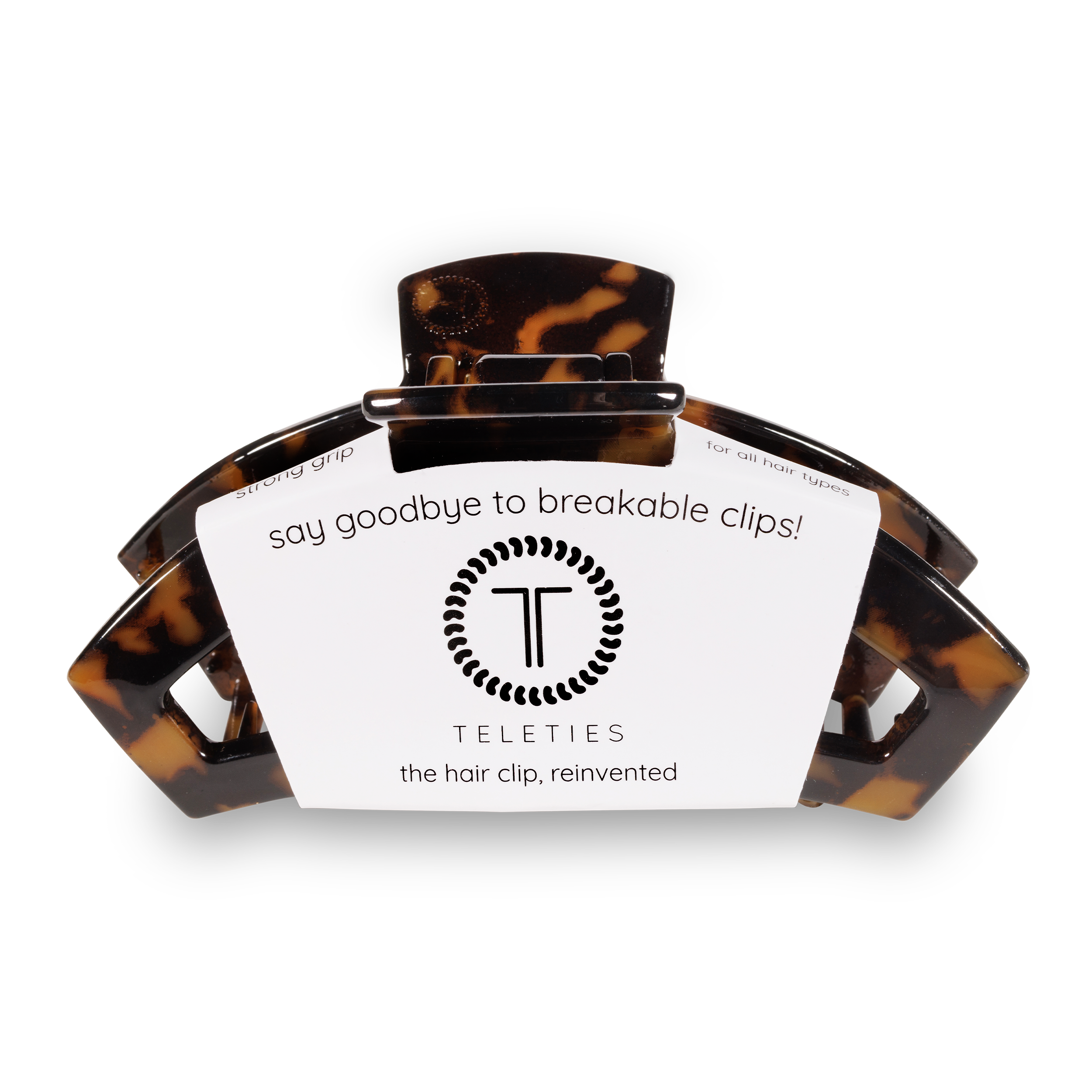 Open Hair Clip | Large | Tortoise