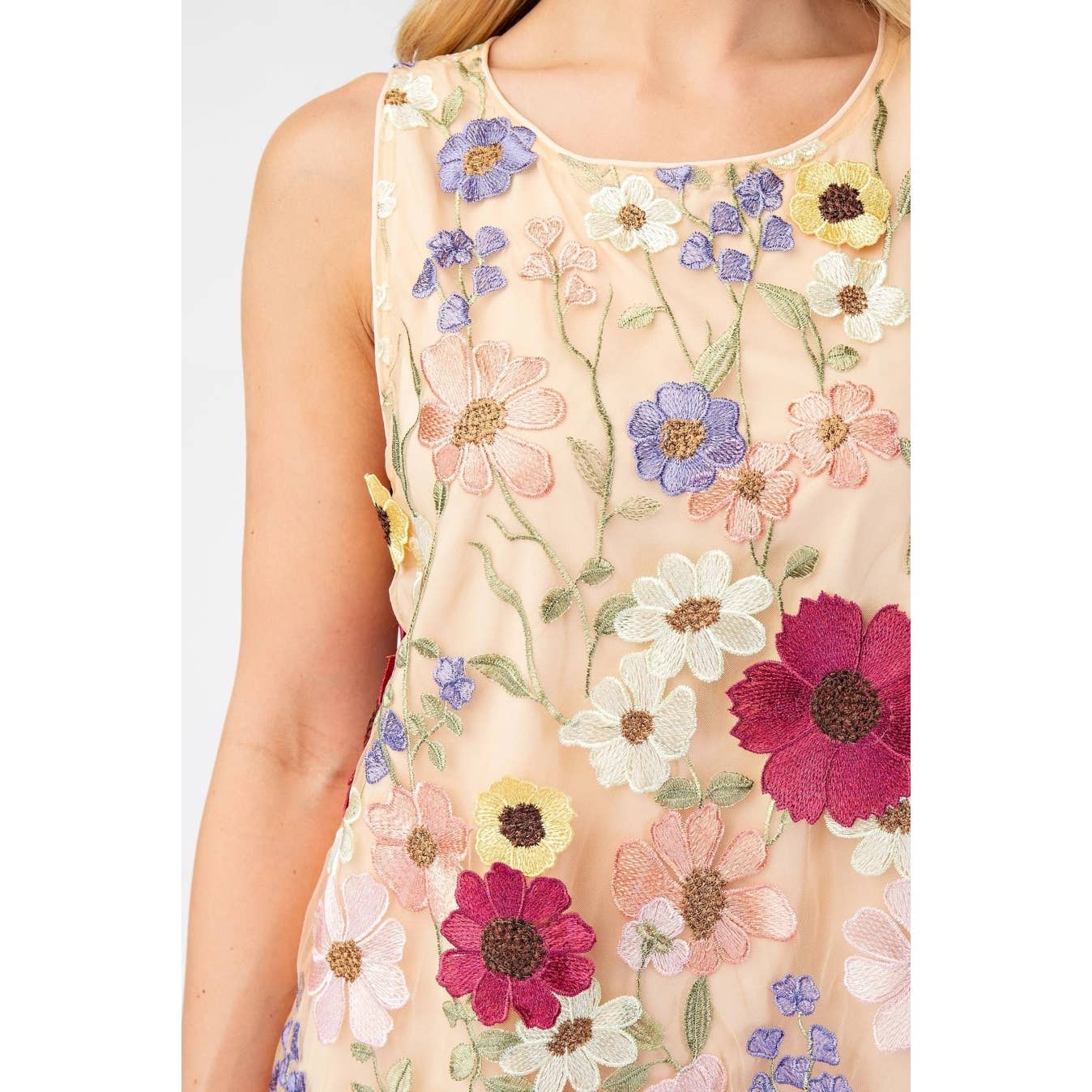 Blossom Shift Mini Dress