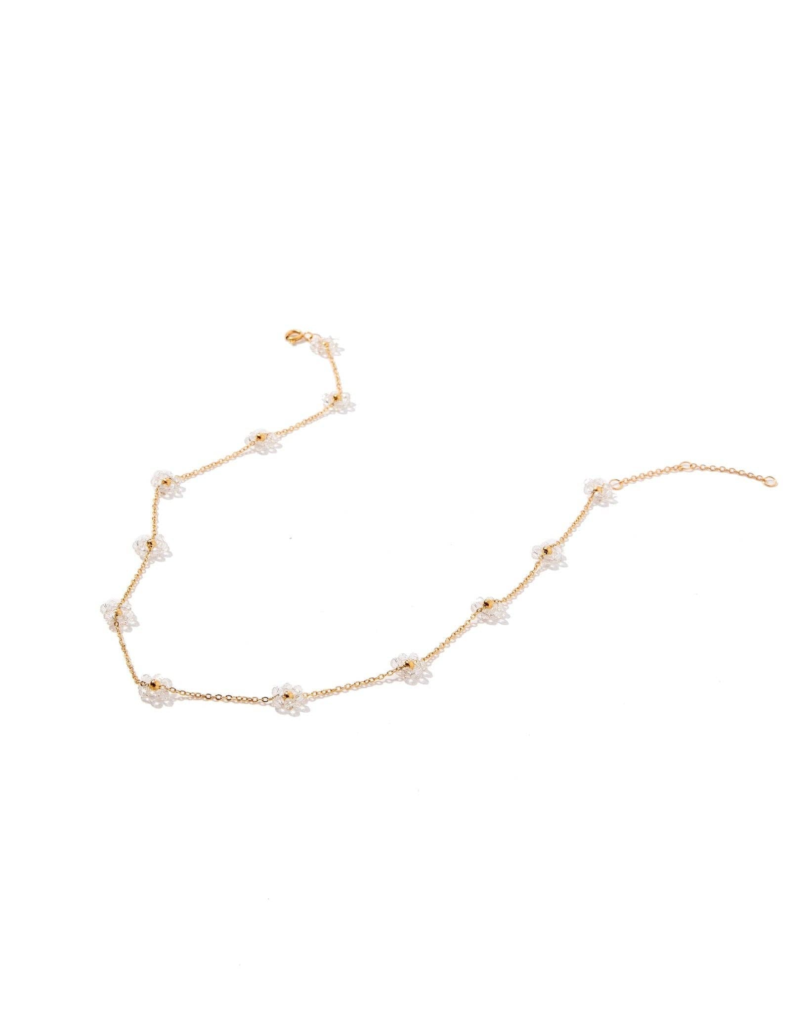 Necklace - Gracie Clear - Surprise Lily
