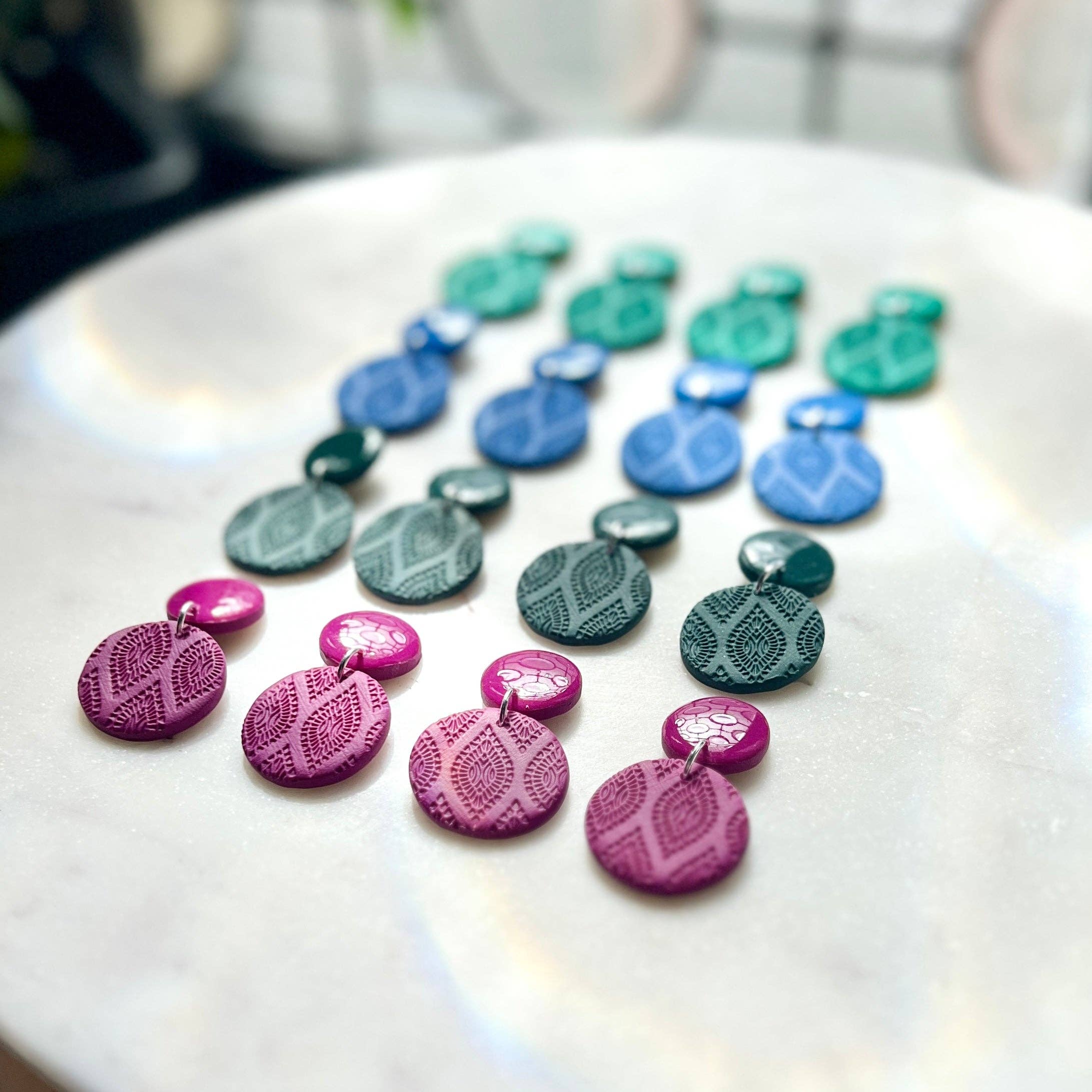 Harmony Earring: Amethyst - Summer - Surprise Lily