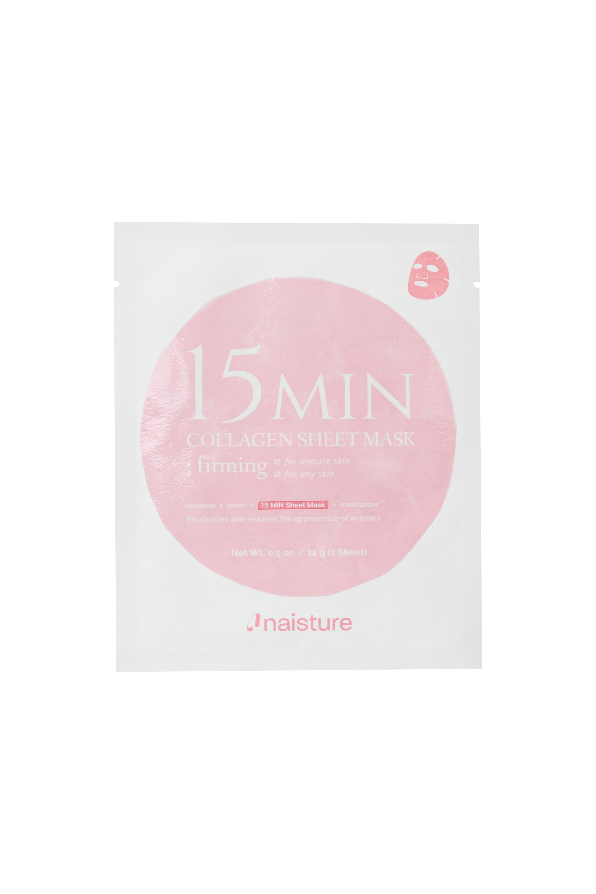 Firming & Hydrating 15 MIN Collagen Sheet Mask (5pc Box) - Surprise Lily