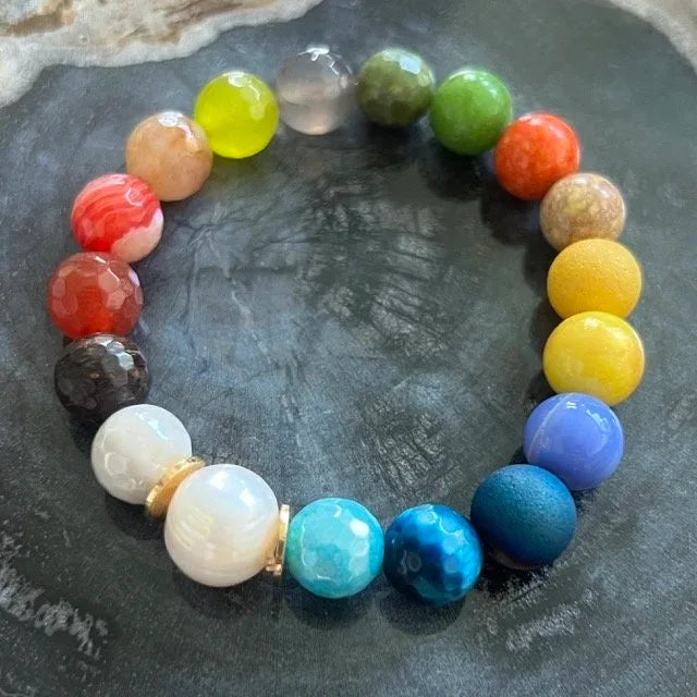 Cindy Borders Color Fan Bracelet - Autumn