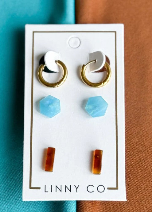 Perfect Trio Earring Set - Autumn