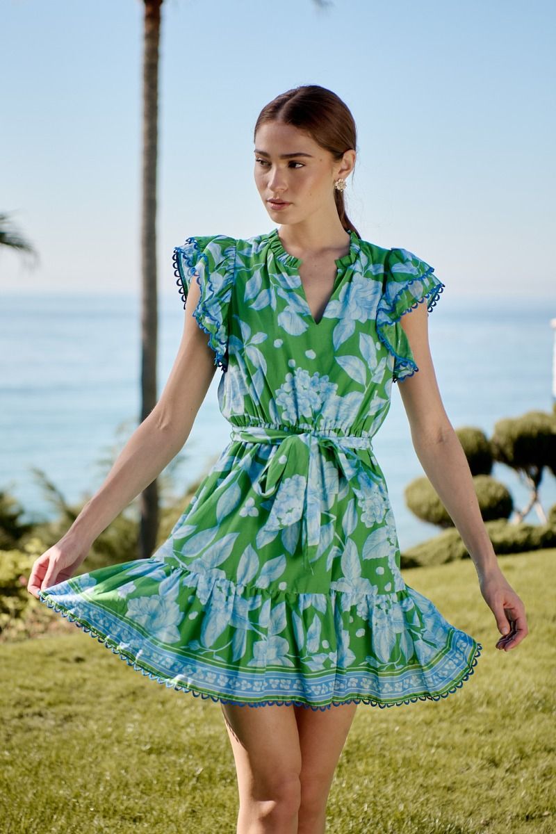 Eriny Ruffle Mini Dress - Surprise Lily