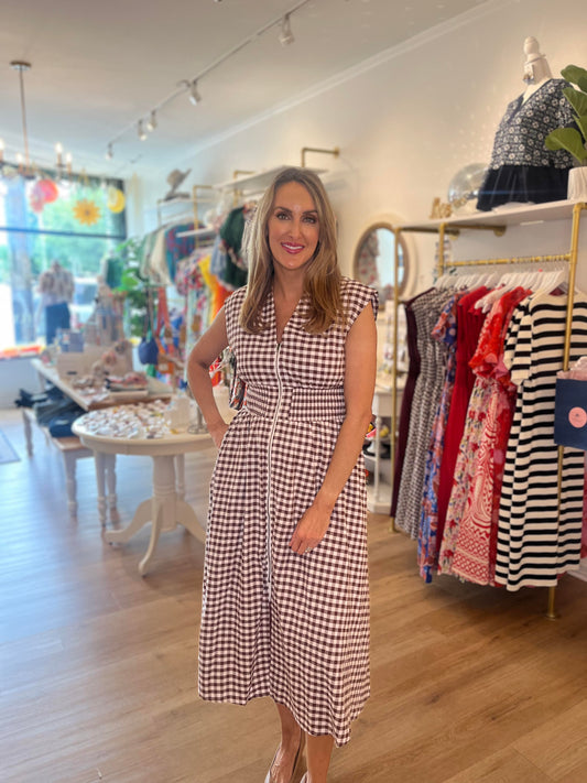 Shelly Gingham Dress