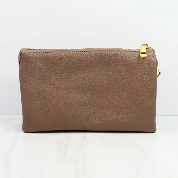 Caroline Hill Liz Crossbody Bag in Khaki