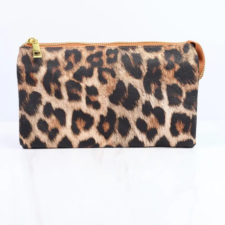 Caroline Hill Liz Crossbody Bag in Leopard