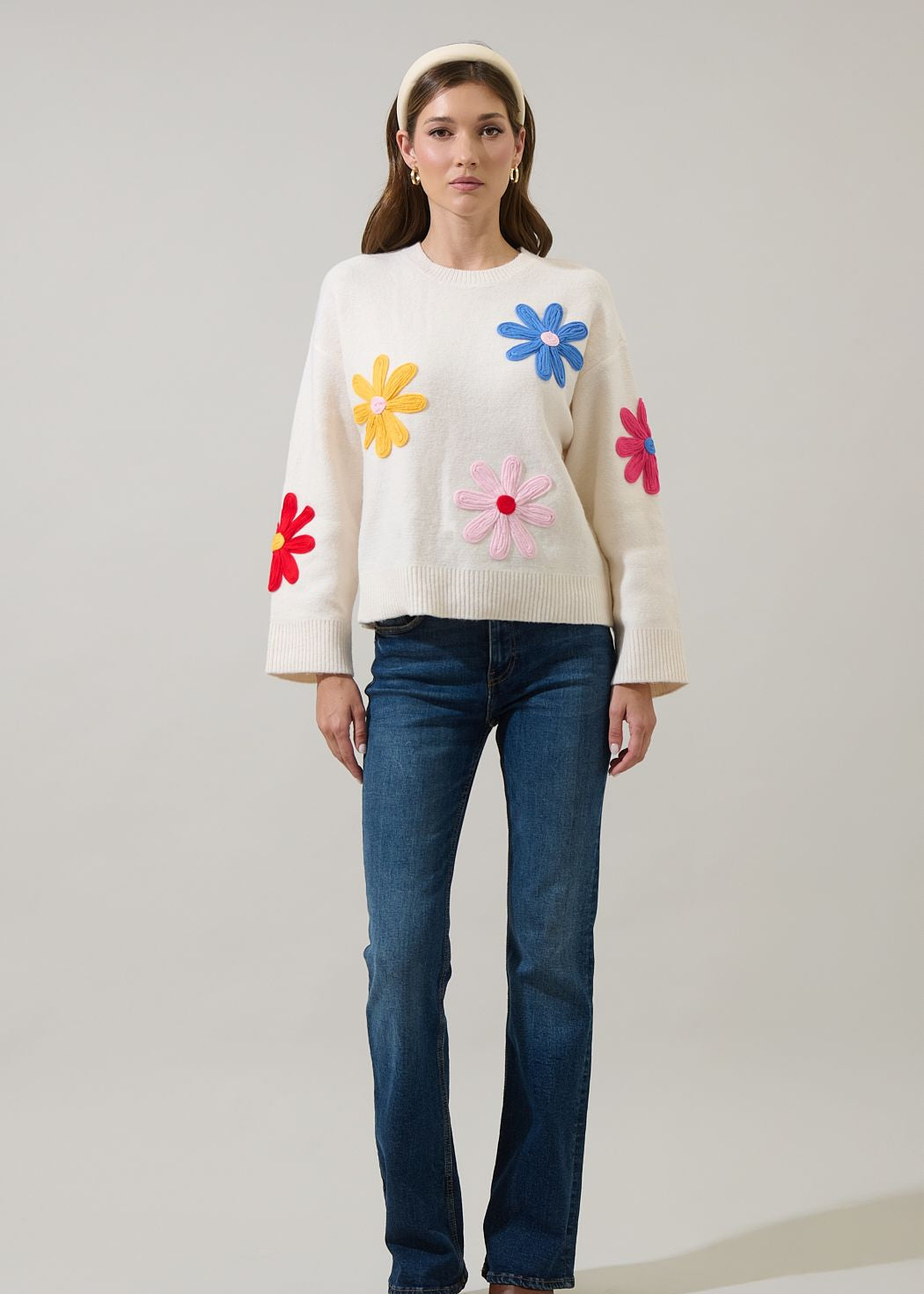 Flower Power Multicolor Sweater