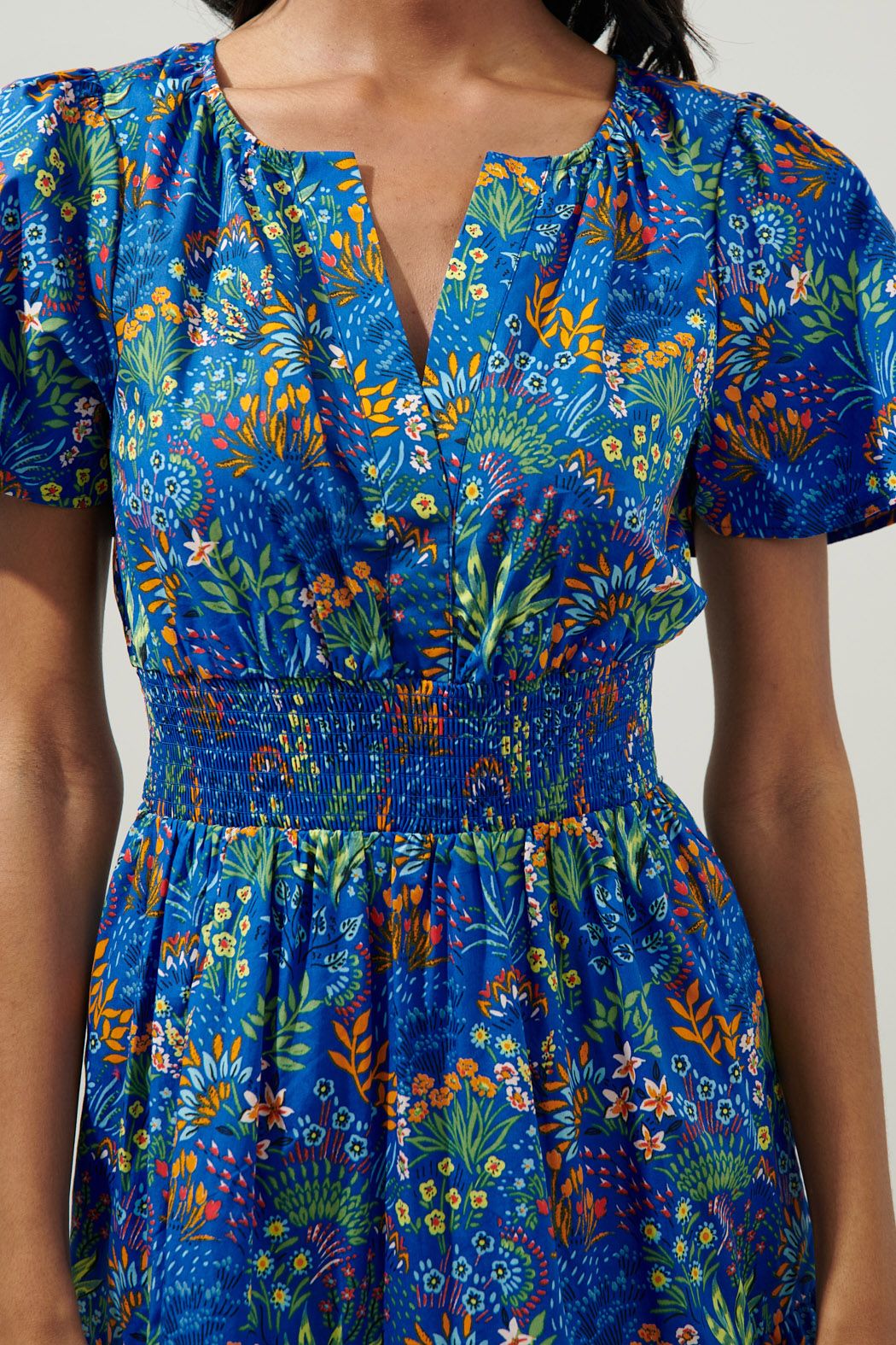 Palmer Poplin Tiered Maxi Dress