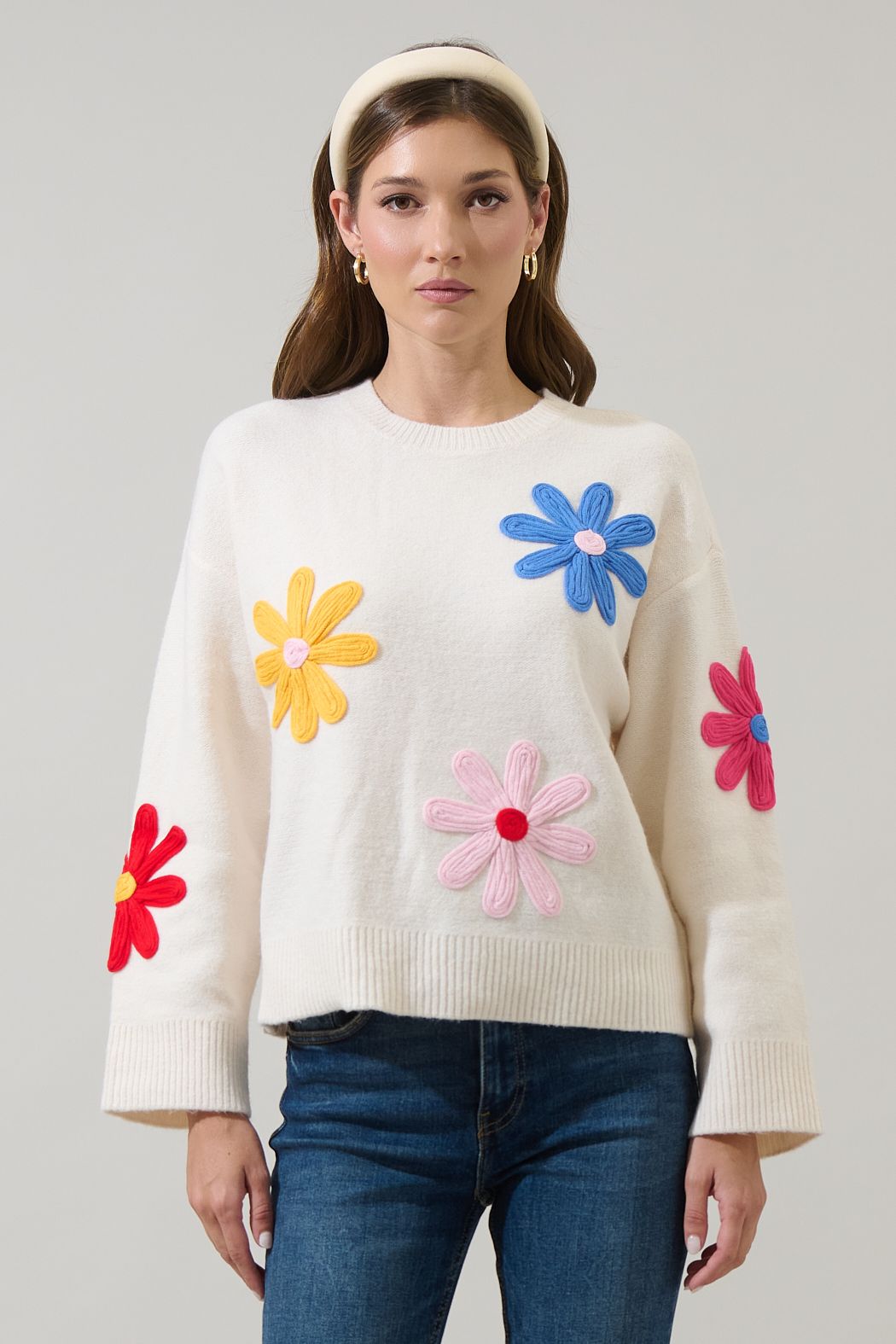 Flower Power Multicolor Sweater