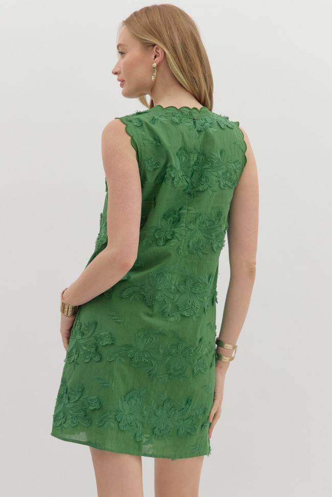 Ivy Bloom Dress in Green