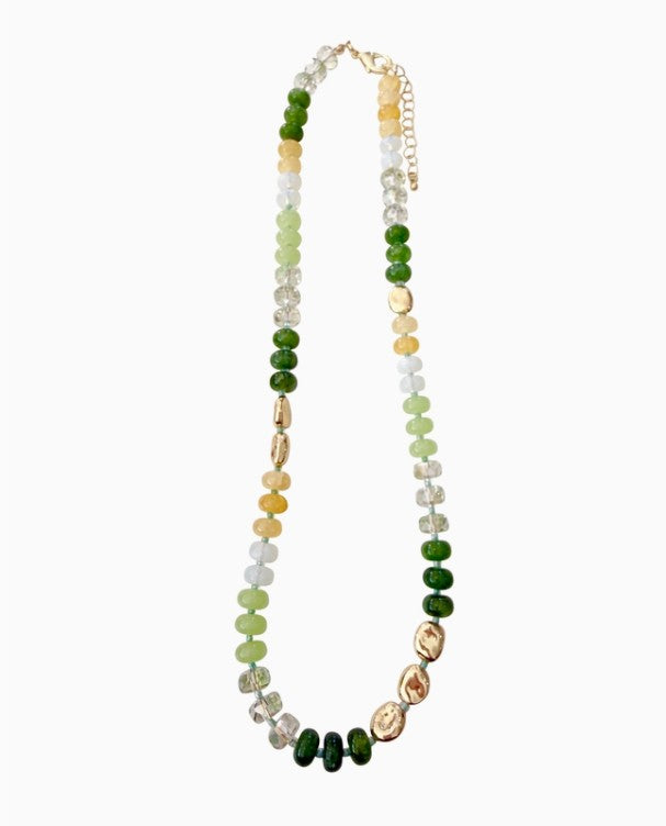 Benji Necklace- Green - Surprise Lily
