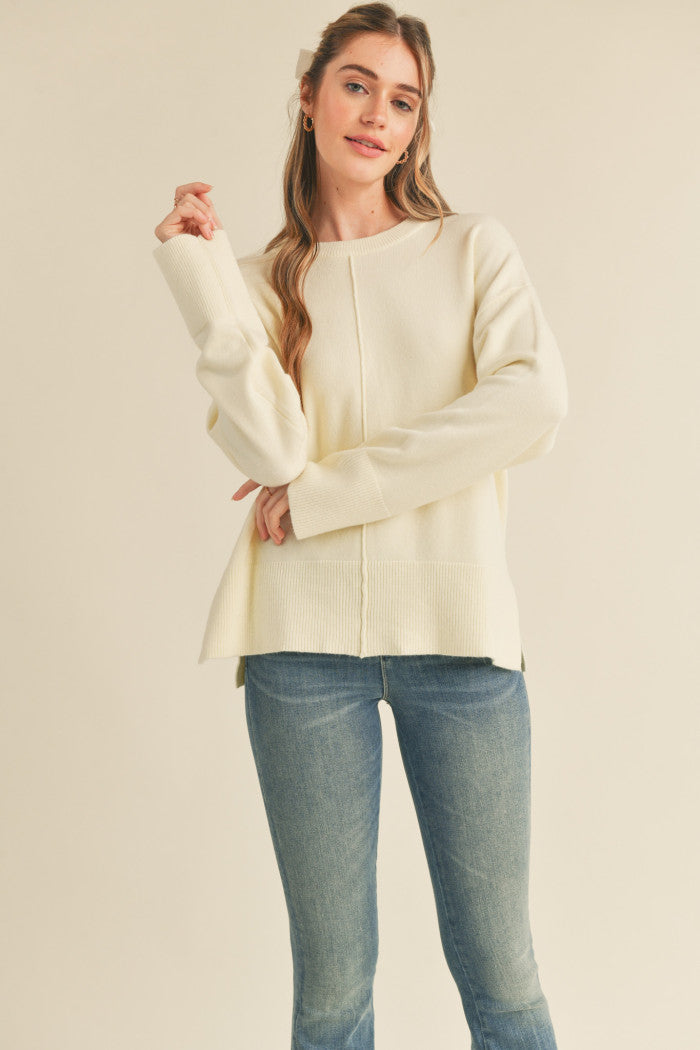Ivory Sand Sweater Top