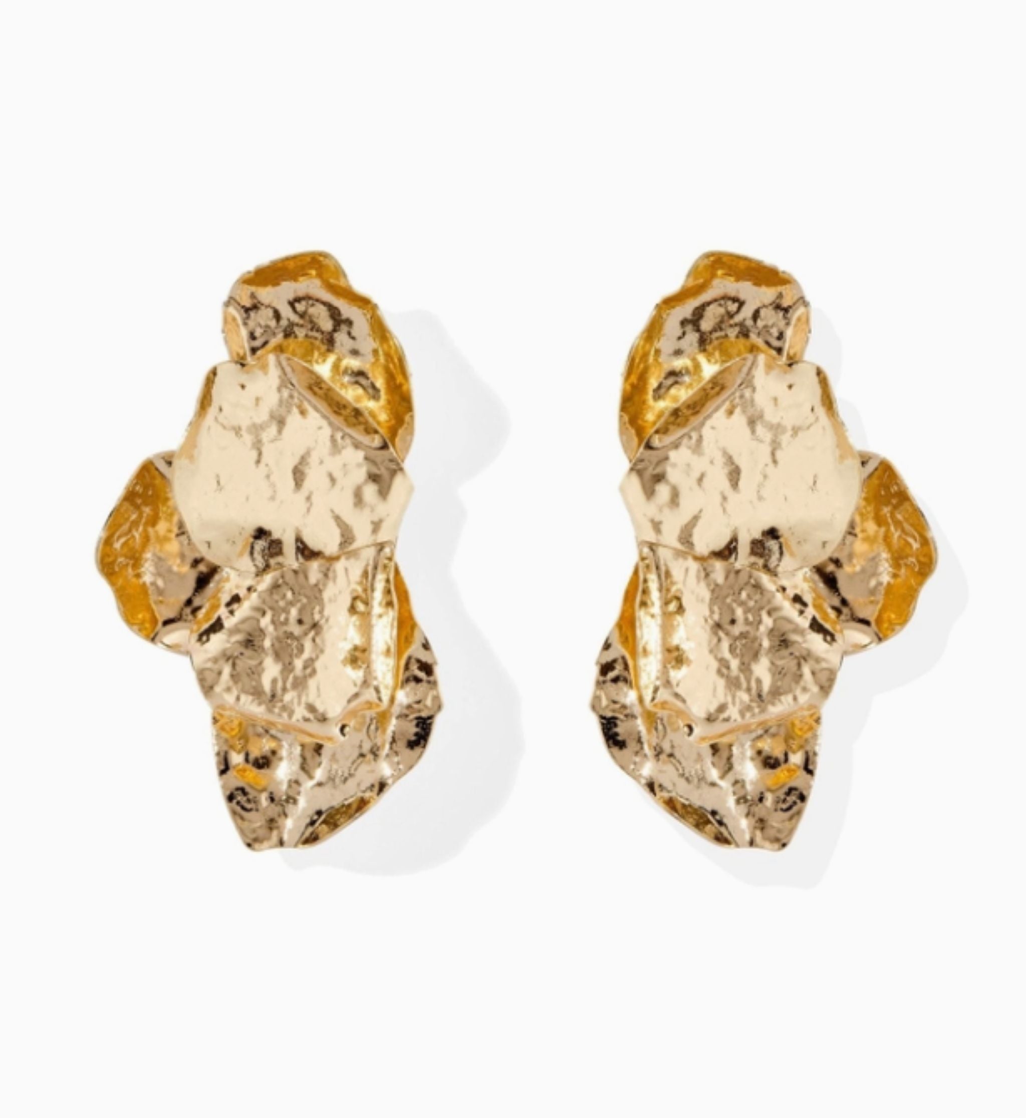 Eden Statement Earrings in Gold