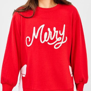 Merry Bow Sweatshirt