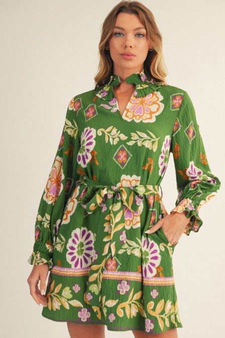 Barry Boho Floral Dress - Made in Kentucky