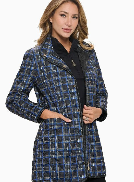 Plaid Quilted Jacket
