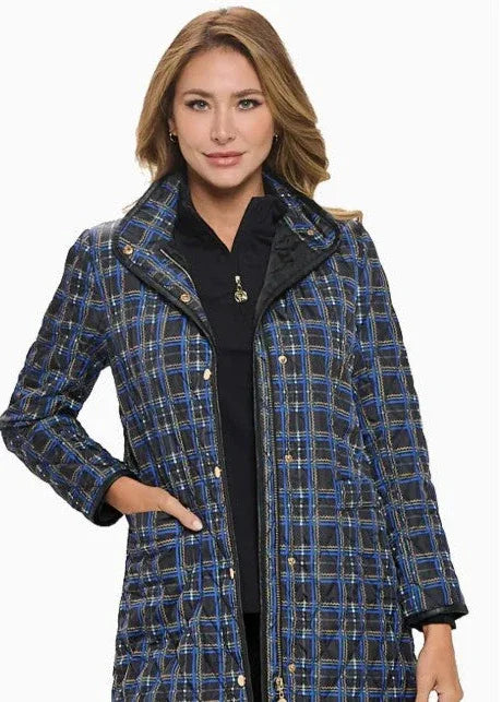 Plaid Quilted Jacket