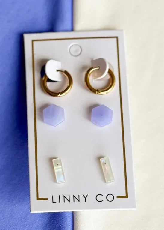 Perfect Trio Earring Set - Spring - Surprise Lily