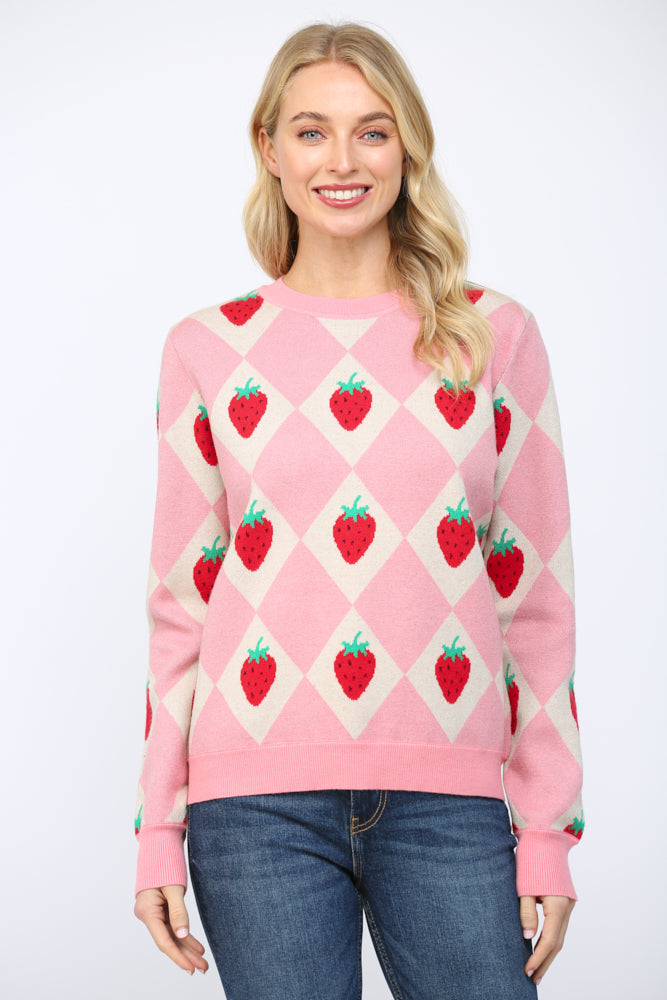 Strawberry Fields Knit Sweater