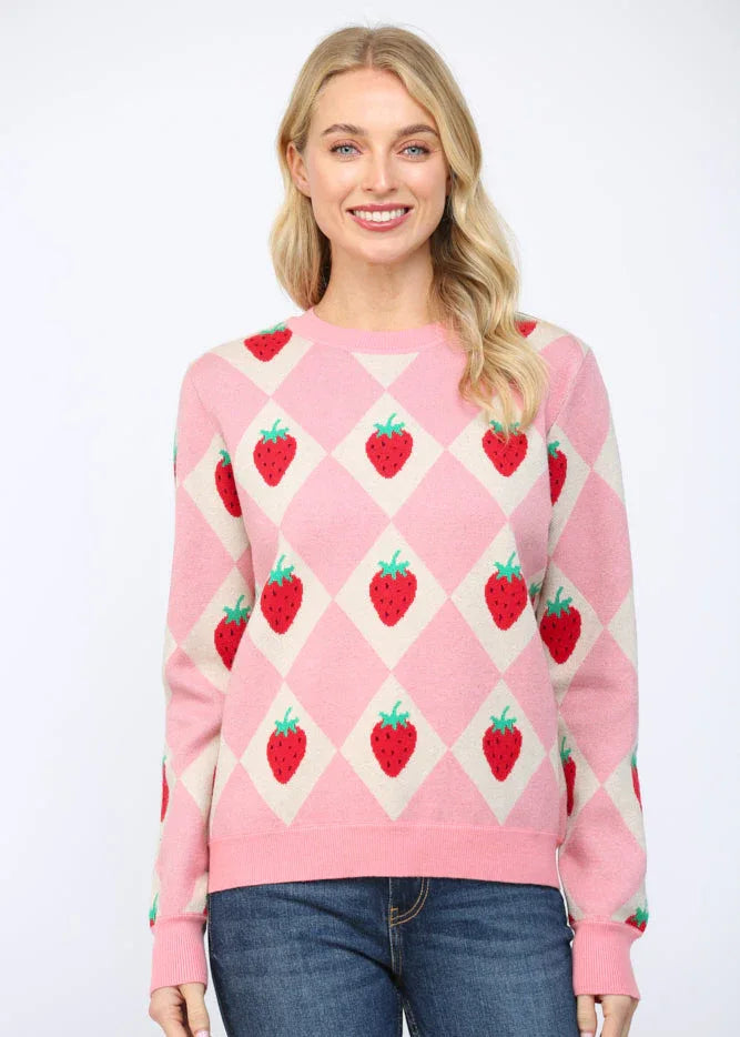 Strawberry Fields Knit Sweater